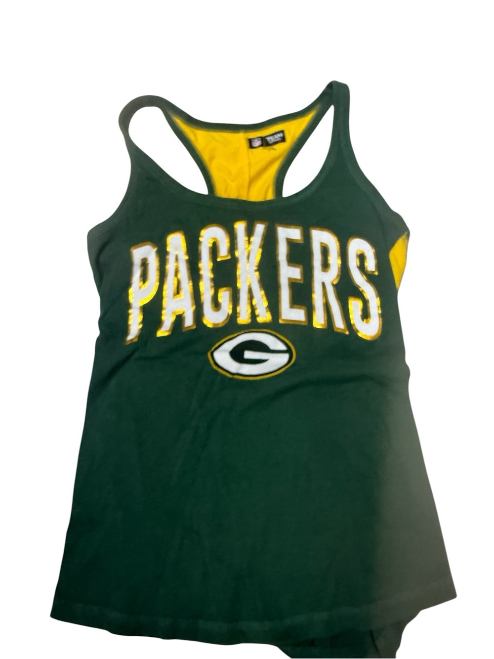NFL Green Bay Packers Tank Top Racerback small